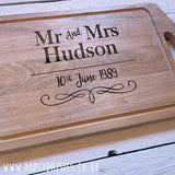 Chopping Board Lg with Handle & Ridge - Classic 13172