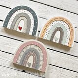 Rainbow Block - Red/Pinks 13648