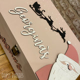 Personalised Christmas Eve Box Pink - Santa 13605