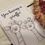Print / Postcard - Doodles / Giraffe 13652