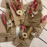 Mini Posy on Card - Love you mom 13683