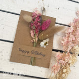 Mini Posy on Card - Happy Birthday 13844