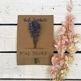 Personalised Mini Posy on Card - Best Teacher 13849