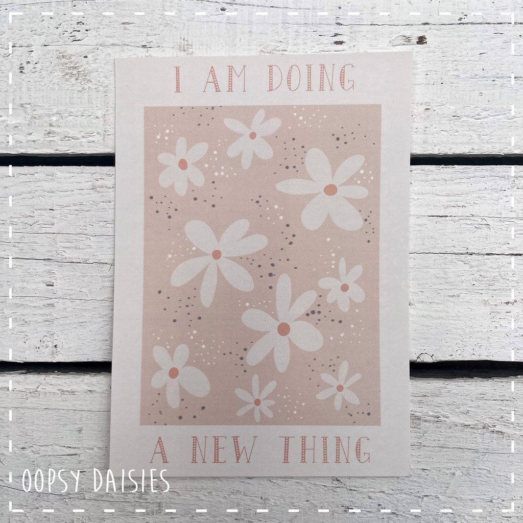 Print / Postcard Flowers - A New Thing 13876