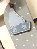 Personalised Door Hanger - Boat 416
