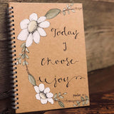 Personalised Notebook - Daisy Wreath 9338