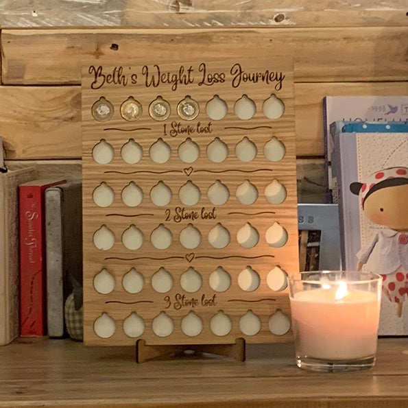 Weight Loss Planner Plaque with Stand 9545