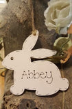 Personalised 3ml Bunny Plaque 825