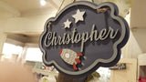 Personalised Elegant Name Plaque Sm - Rocket 8506