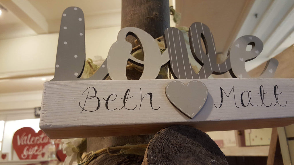 Personalised Love on Block 8550