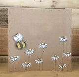 Personalised Card / Postcard - Bees & Daisies 8721