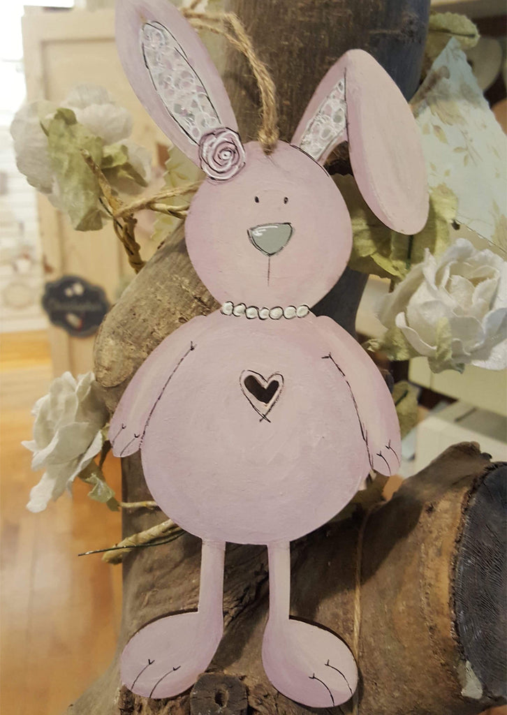 Personalised Caramel Bunny Plaque - 8769