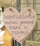 Heart Plaque 10cm 893