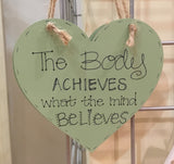 Heart Plaque 10cm 893