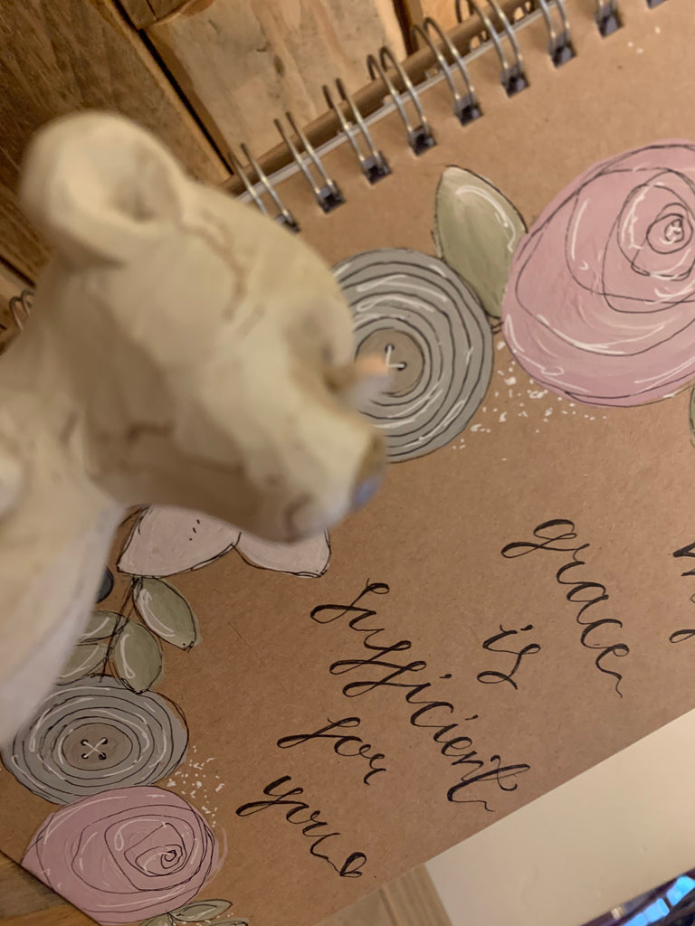 Personalised Notebook - Floral Wreath 9339