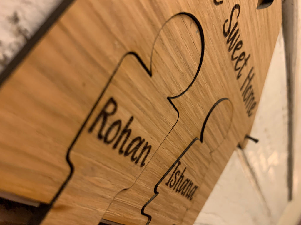 Personalised House Keyring Holder - People 9556