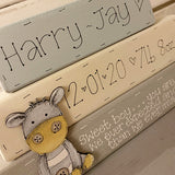 Personalised Animal Range - Baby Blocks 8640