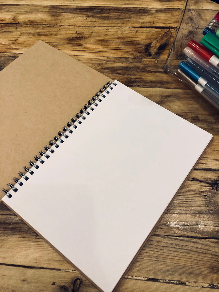 Personalised Notebook - Daisy Wreath 9338