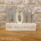 Personalised Mommy Block - Neutral 13679