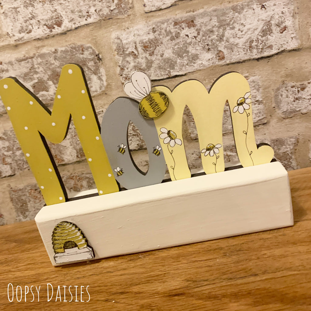 Mommy on Block - Bees & Daisies 13680