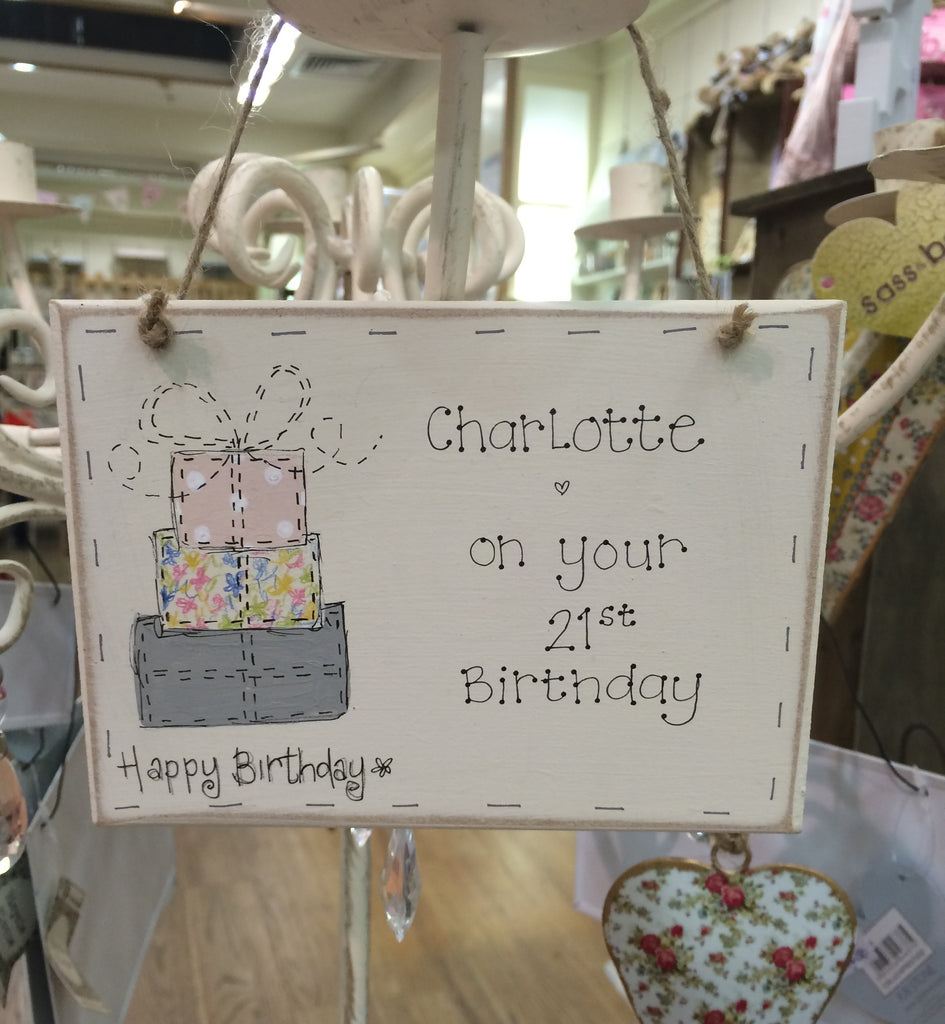 Oopsy Daisies Painted Design Lg Plaque - Present 3709