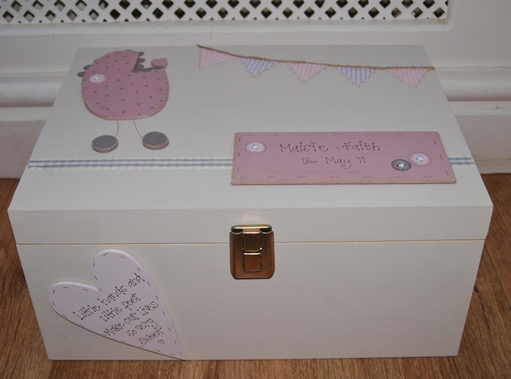 Keepsake Box Lg - Baby Pram 3688