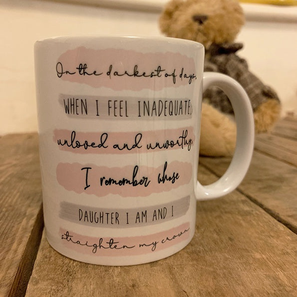 Highlights Mug - Whose Daughter I Am Pink/Grey 10810