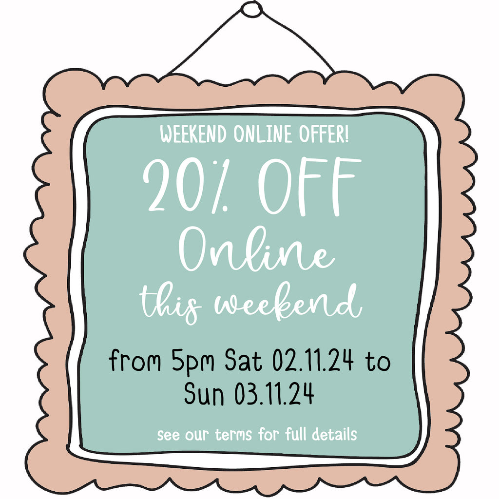 20% OFF ONLINE