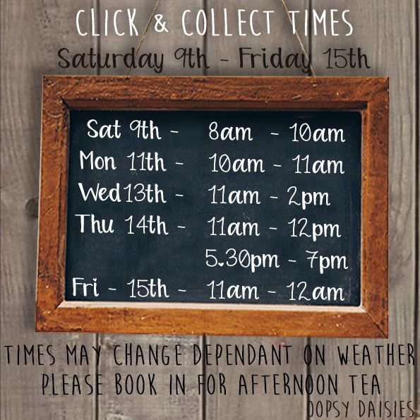 CLICK & COLLECT TIMES