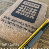 A5 Cork Notebook - Calculator 14263
