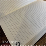 A5 Personalised Recycled Leather Notebook - Genius 14264