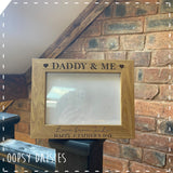 Personalised Wooden Frame - Hearts 14269
