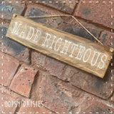 Pallet Sign - Made Righteous 14275