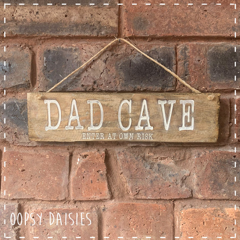 Pallet Sign - Dad Cave 14277