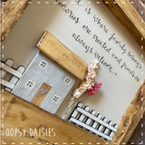 Daisy Village - In Rustic Large Frame 14308