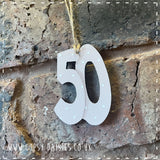 Age Number Plaque - '50' 14361