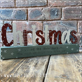 Personalised Christmas Block 14371