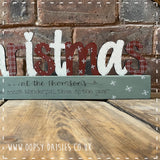 Personalised Christmas Block 14371