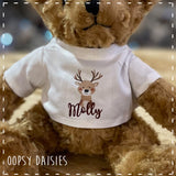 Personalised Teddy 20cm Deer 14434