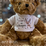 Personalised Teddy 20cm Reindeer 14435