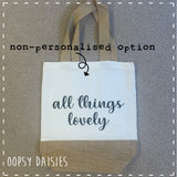 Canvas Tote Bag - All Things Lovely 14460