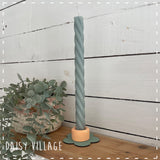 Hand Painted Flower Candle Stick Holder 14476