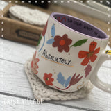 Crochet Heart Coasters in a Wooden Box Gift Set 14477