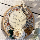 Embroidery Hoop - Home Sweet Home 14478
