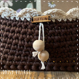 Crochet Oblong Storage Basket 14489