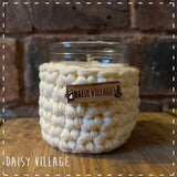 Personalised Crochet Candle Pot 14491