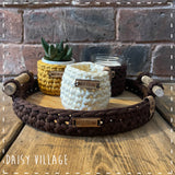 Personalised Crochet Candle Pot 14491