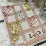 Coaster Ceramic Personalised - Window Flowers 14507