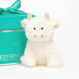 Highland Cow Mini 13cm - Cream 14377