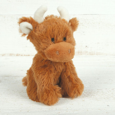 Highland Cow Mini 13cm - Brown 14379